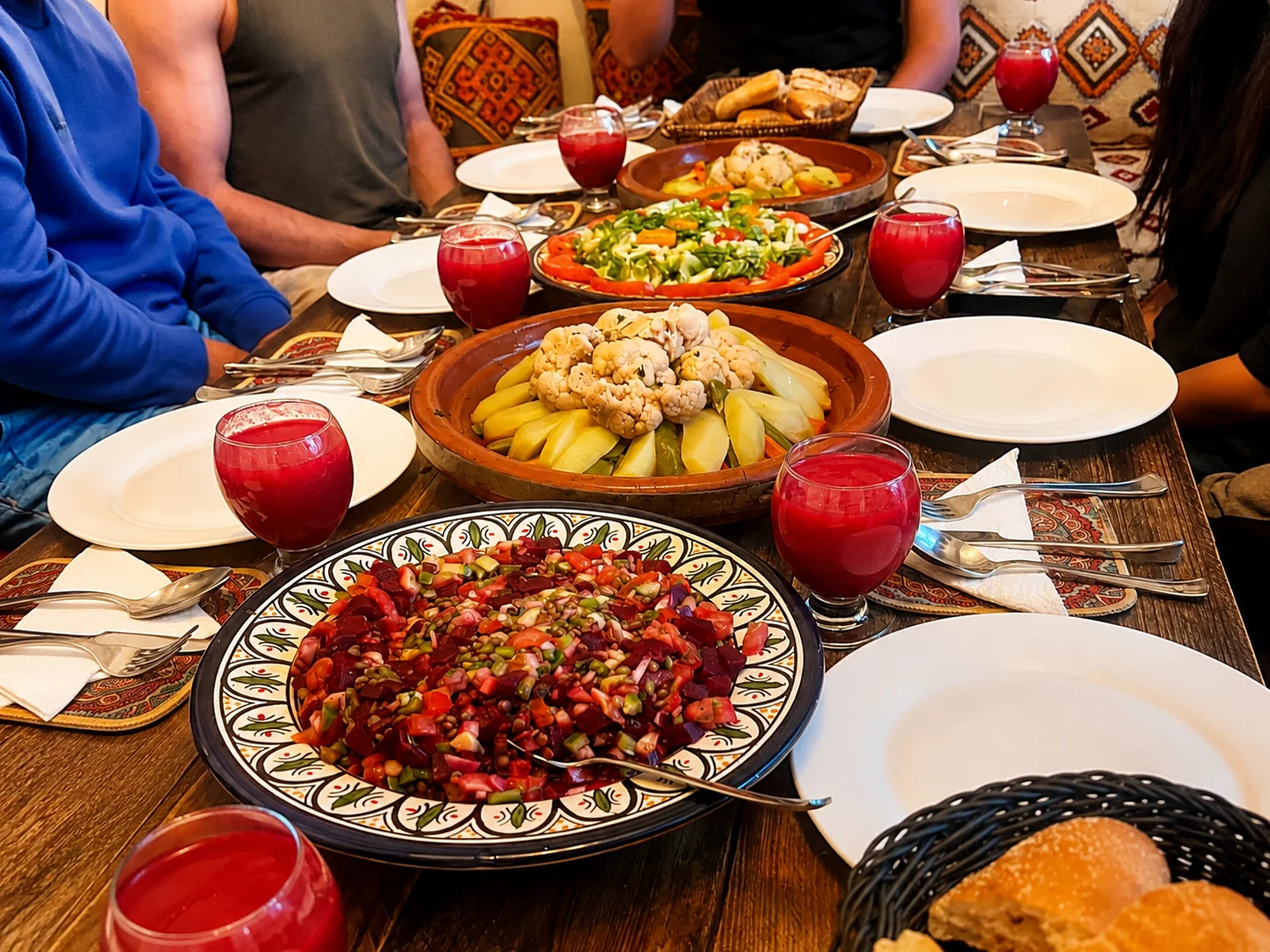 Surf Camp Morocco Dinner 01 — Moroccan dinner